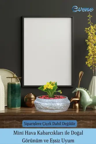 Pot Big Pot Flower Pot Large Size Pot Living Room Pot Model 5 Silver Pot-Silver - 6