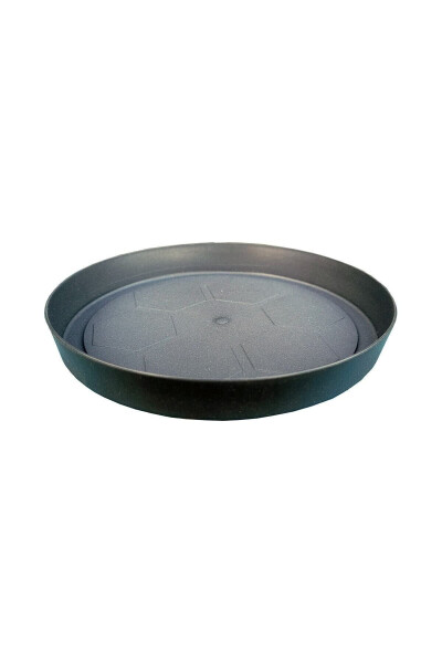 Pot Plate 20cm Yalı Vaha No5 Plate Anthracite Serinova Pot Base 5 Number Plastic Base - 6