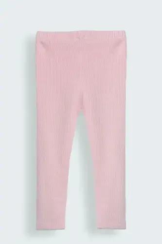 Powder Pink 1-5 Years Natural Cotton Kids Tights-powder - MORSHEY (1)