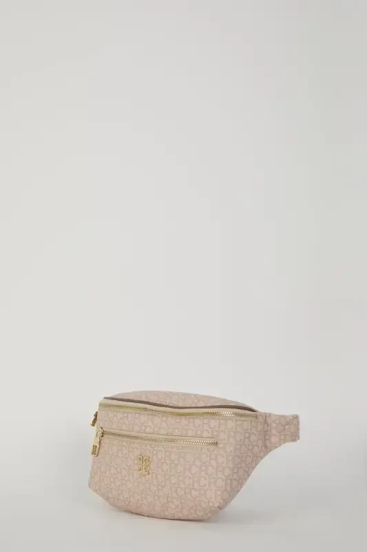 Powder Small Alphabet Women's Belt Bag 05PO22Y1542-Small Alphabet Powder - 3