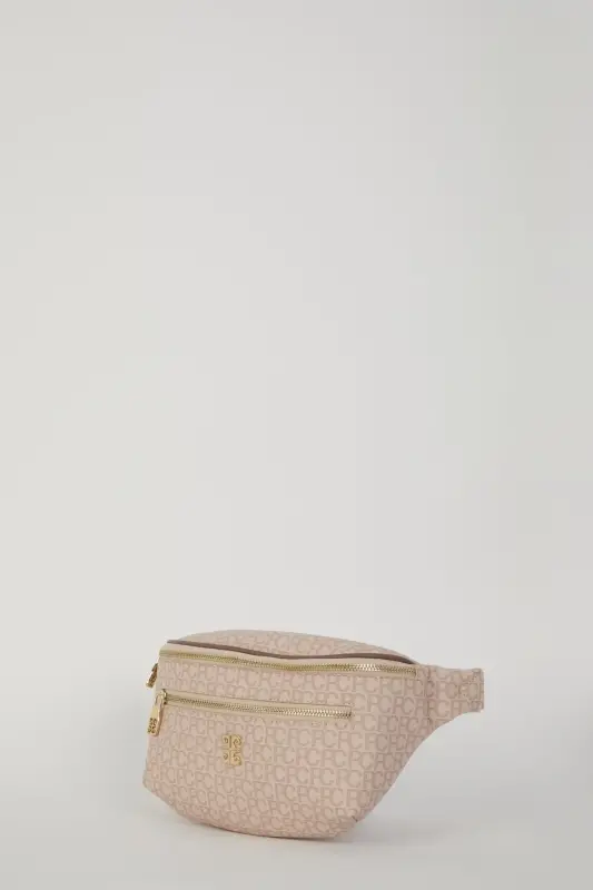 Powder Small Alphabet Women's Belt Bag 05PO22Y1542-Small Alphabet Powder - 3