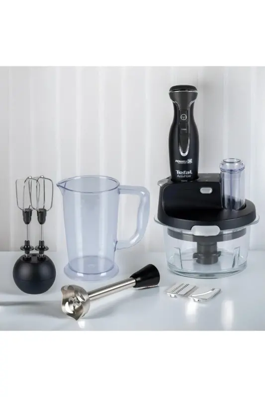 Powelix Activflow Expert Blender 1500 W Shisha idishli, Muz maydalash, Yuqori sifatli - Qora - 5