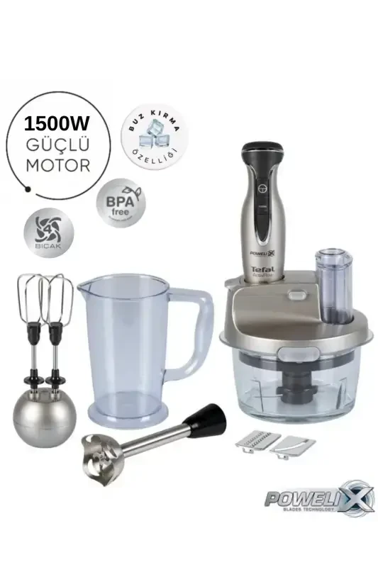 Powelix Shisha Idişli Premium Blender To'plami 1500 Vt - TEFALNING ENG KUCHLI - 1