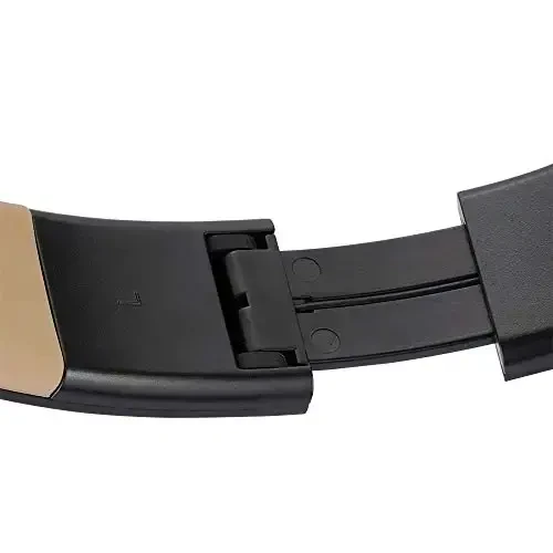 PowerLocus Simsiz Bluetooth Quloqchinlari Stereo Katlanadigan Eshitish vositalari, iPhone, Samsung, LG, iPad uchun o'rnatilgan mikrofonli simli qayta zaryadlanuvchi гарнитура (Qora/Jigarrang) - 5