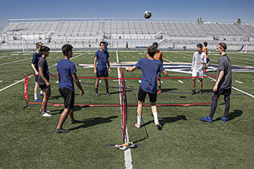 PowerNet 4 Way Soccer Tennis Net, Fun New Game and Training Equipment, Play at The Park or Beach, 2 Sizes - 5