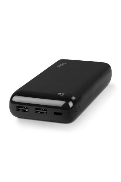 PowerSlim LCD 20.000 mAh Portable Charger / Powerbank USB-C Input/Output - 1