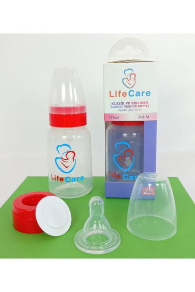 PP бутылочка 125мл красная - LIFE CARE