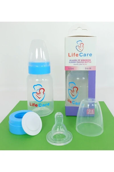 PP Бутылочка 125мл синяя - LIFE CARE