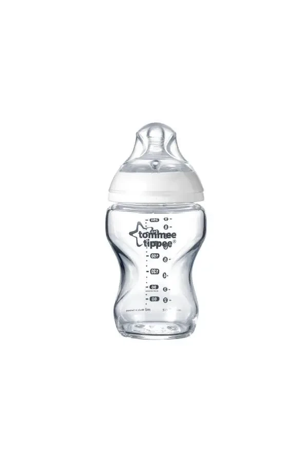 Pp Closer To Nature Glass Baby Bottle, 250 ml X 1 - 1