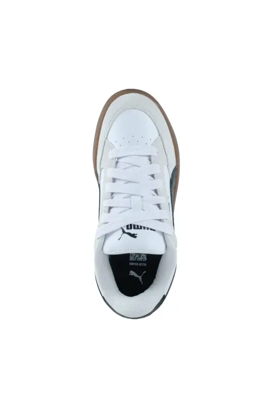 PR-5095 Beyaz Siyah Erkek Casual Sneaker Günlük Rahat Comfort Spor Ayakkabı - Beyaz Siyah-4729 - 4