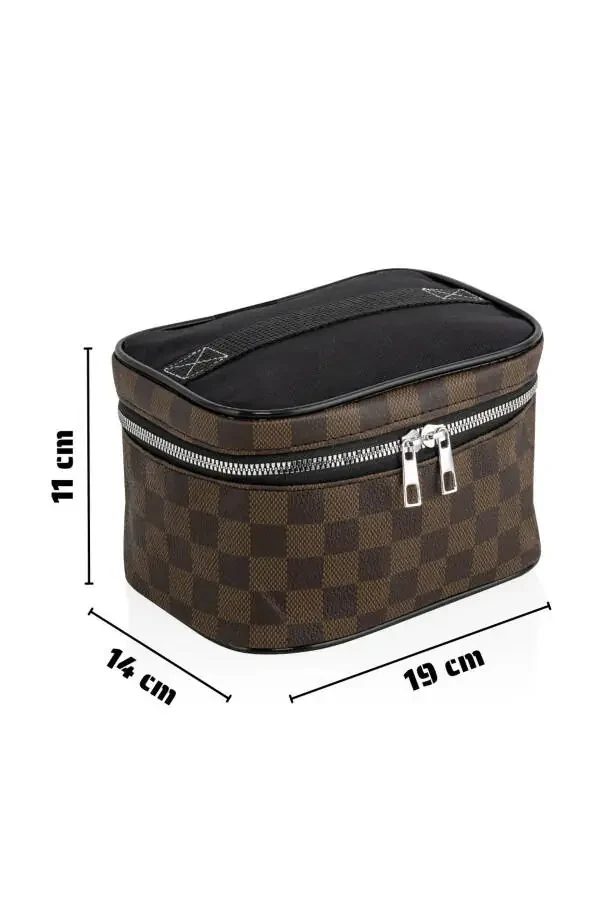 Practical 2-Piece Makeup Organizer Stylish Travel Makeup Bag Set Multifunctional Cosmetic Bag - 6
