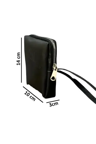 Practical 4-Piece Makeup Organizer and Sponge Set Stylish Makeup Bag Multifunctional Cosmetic Bag-Patterned1 - 12
