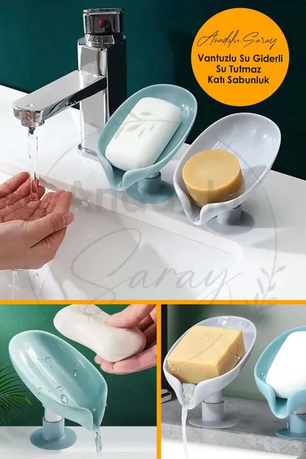 Practical Suction Cup Drain Soap Dish | Suction Cup Waterproof Solid Soap Dish - 1 Piece - 1