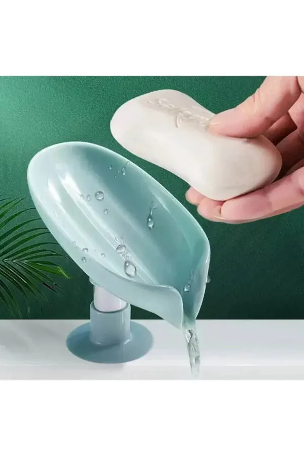Practical Suction Cup Drain Soap Dish | Suction Cup Waterproof Solid Soap Dish - 1 Piece - 2