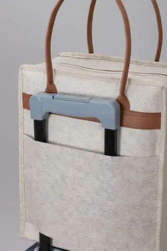 Practical Travel Suitcase Bag with Leather Handle and Shoe Compartment - ALAS (1)