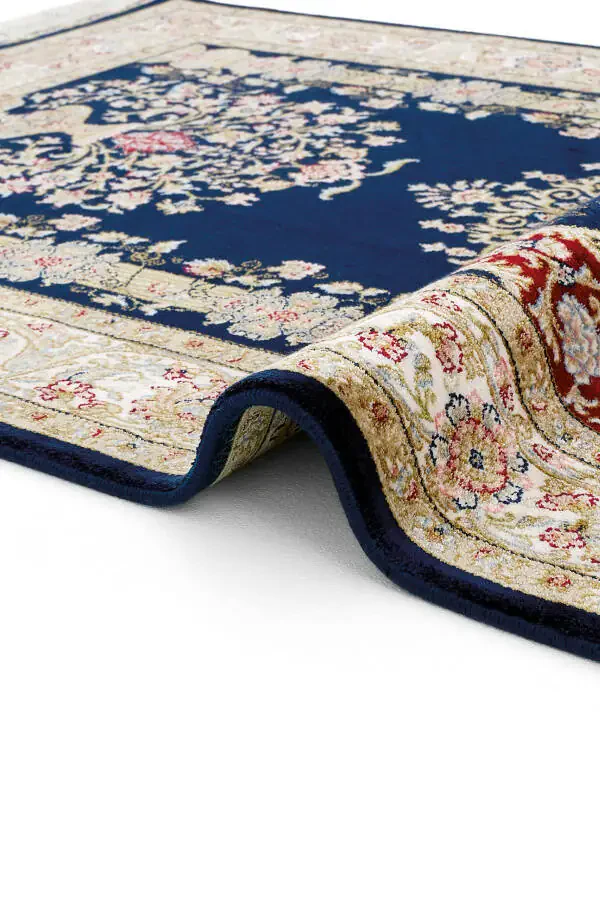 Prayer 01 Navy Blue Gift Carpet Prayer Rug Thick Na - 5