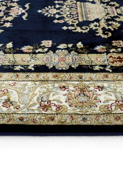 Prayer 01 Navy Blue Gift Carpet Prayer Rug Thick Na - 6
