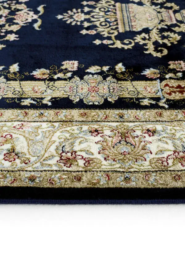 Prayer 01 Navy Blue Gift Carpet Prayer Rug Thick Na - 6