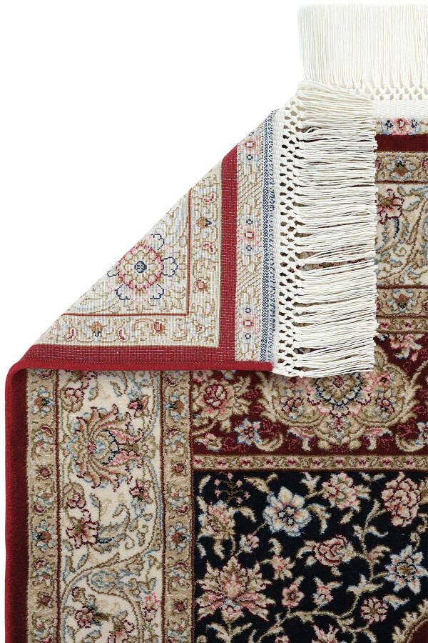 Prayer 01 Red Souvenir Carpet Sajjadah Thick Prayer Mat Trousseau Bride Groom Double Bohça Sajjadah - 4