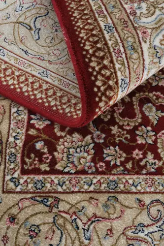 Prayer 02 Kırmızı Hediyelik Halı Seccade Kalın Namaz Halısı Çeyizlik Gelin Damat Çift Bohça Seccade - Kırmızı 2 - 7