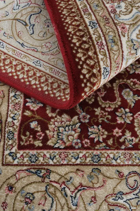 Prayer 02 Kırmızı Hediyelik Halı Seccade Kalın Namaz Halısı Çeyizlik Gelin Damat Çift Bohça Seccade - Kırmızı 2 - 7