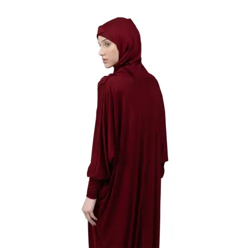 Prayer dress - BURGUNDY - 7SABER (1)