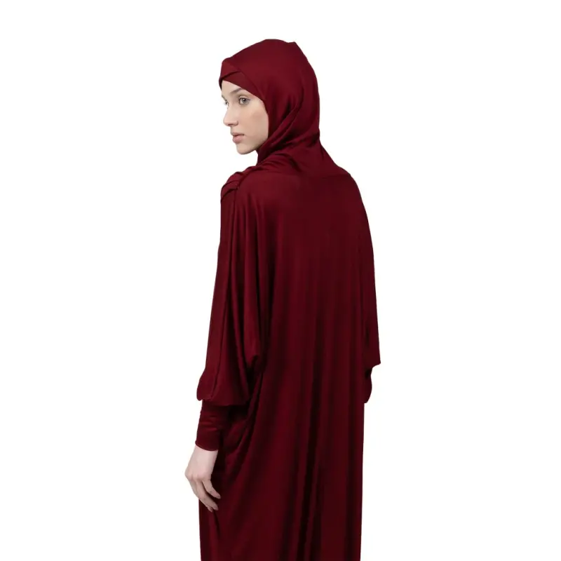Prayer dress - BURGUNDY - 2