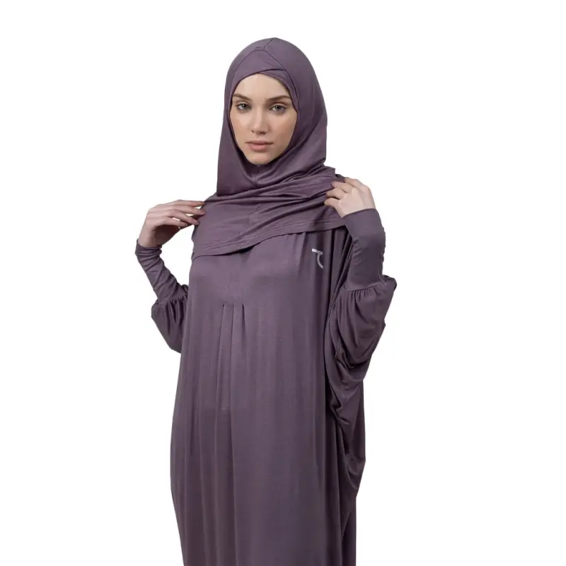 Prayer dress - DUSTY LILAC - 3
