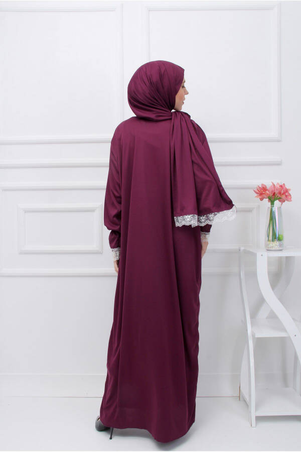 Prayer Dress for Women with Integrated Hijab - 2