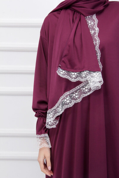 Prayer Dress for Women with Integrated Hijab - 4