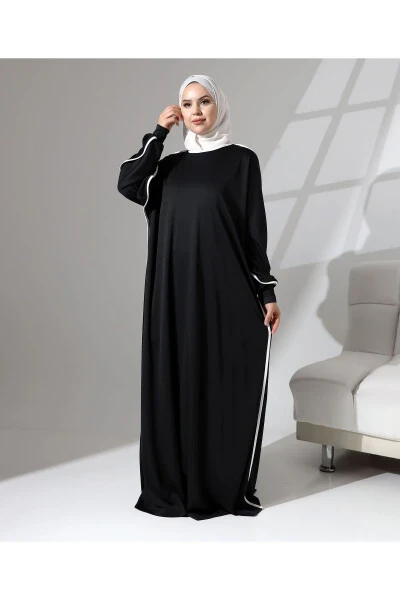 Prayer Dress with Cuffs and Braid - BEREL MODA