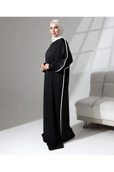Prayer Dress with Cuffs and Braid - BEREL MODA (1)