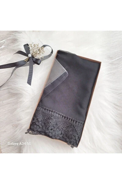 Prayer headscarf ready-made oya shawl mevlid cover hajj - LILAMOR CONCEPT HEDIYELIK