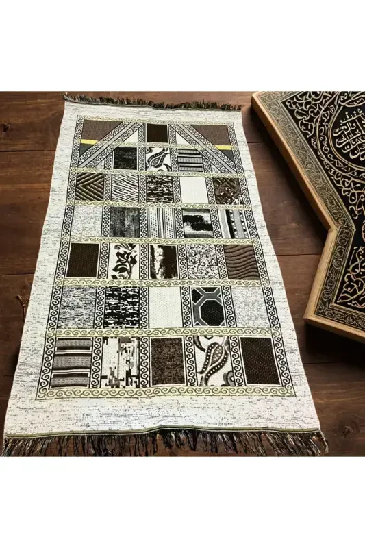 Prayer Rug - Hajj and Umrah Souvenir - School Supplies - Wholesale - Retail - Black - 1
