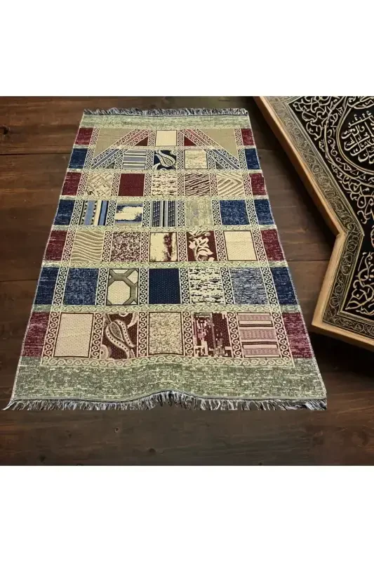 Prayer rug - Hajj and Umrah Supplies - Wholesale - Retail - Pink - 1