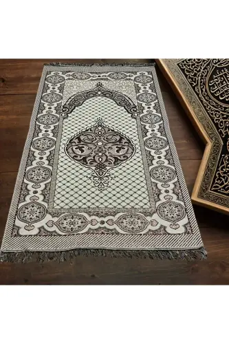 Prayer Rug - Hajj and Umrah Supplies - Wholesale - Retail - Pink - 1