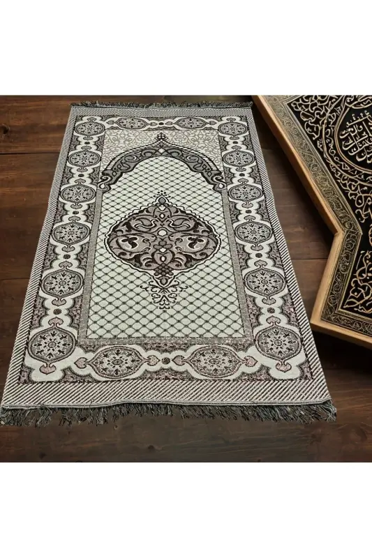 Prayer Rug - Hajj and Umrah Supplies - Wholesale - Retail - Pink - 1