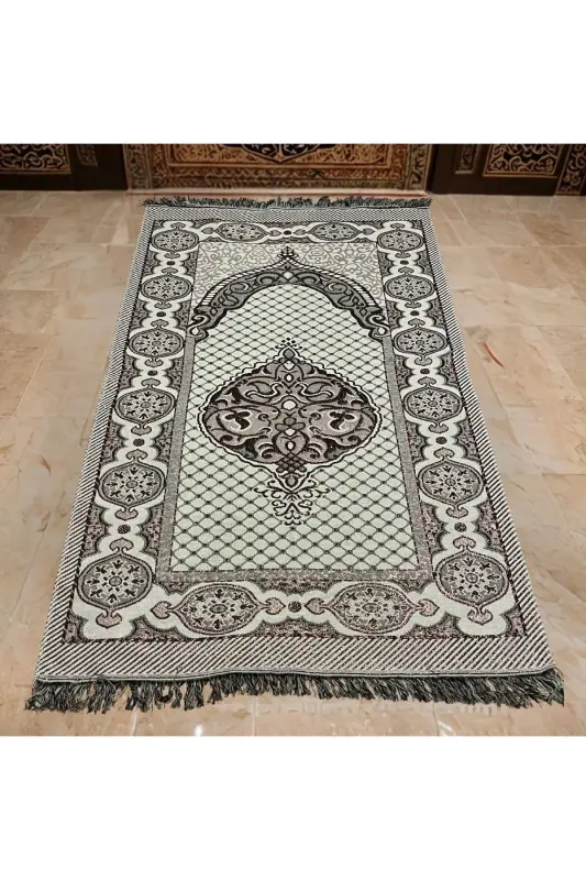 Prayer Rug - Hajj and Umrah Supplies - Wholesale - Retail - Pink - 2