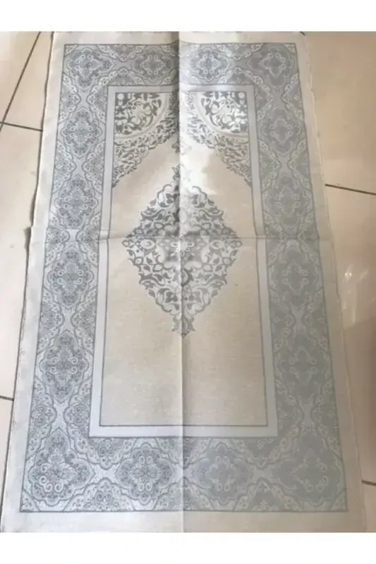 Prayer Rug Set 3 Pieces 1 Rosary 1 Prayer Rug 1 Yaseen-Blue - 5