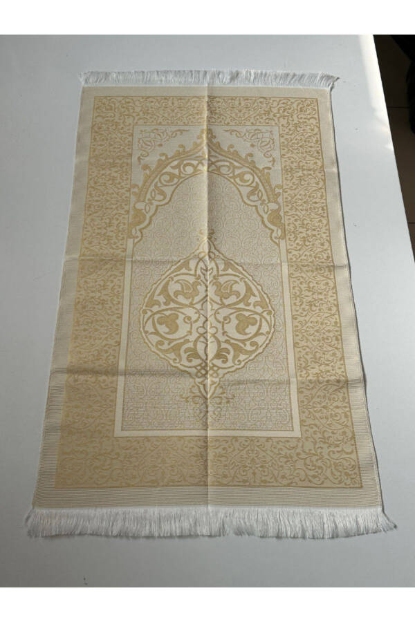 Prayer Rug Set Cross Umrah Dowry Gift-gold - 2