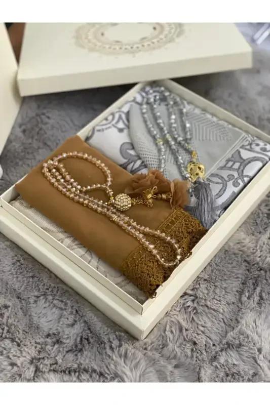 Prayer Rug Set Gift-Gold - MARKAPOLIN