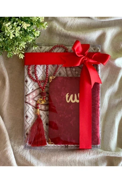 Prayer Rug Set Prayer Rug Rosary Yasin-i Şerif - Modazone