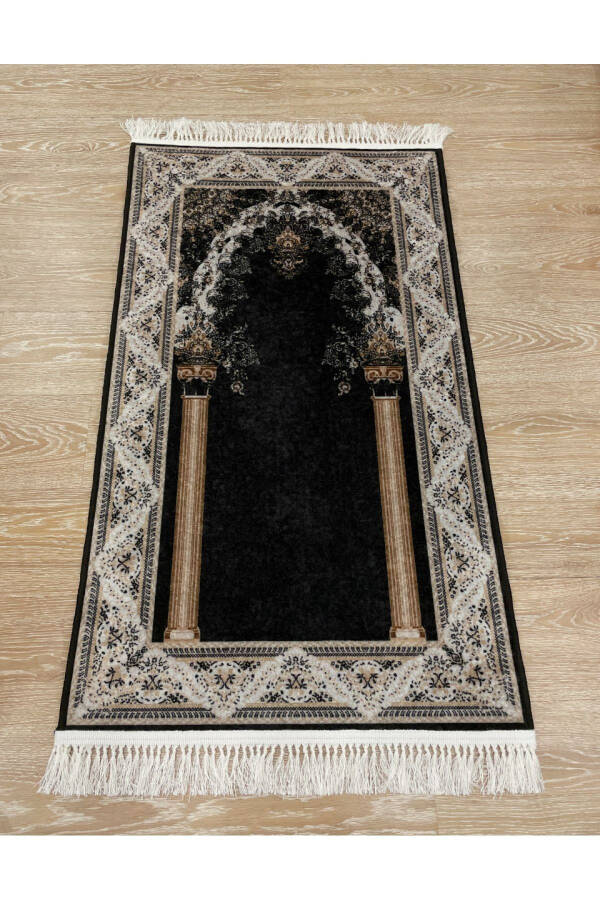 Prayer Rug with Fringe (latex Base) 75x125 Size - 1