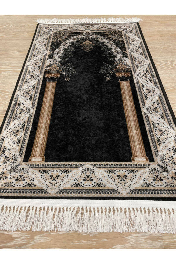 Prayer Rug with Fringe (latex Base) 75x125 Size - 2