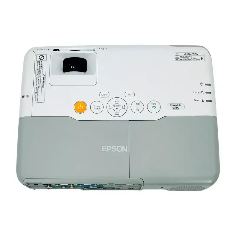 Pre-Owned Epson PowerLite 905 3LCD Projector 3000 ANSI HDMI HD 1080i with Accessories Bundle - 4