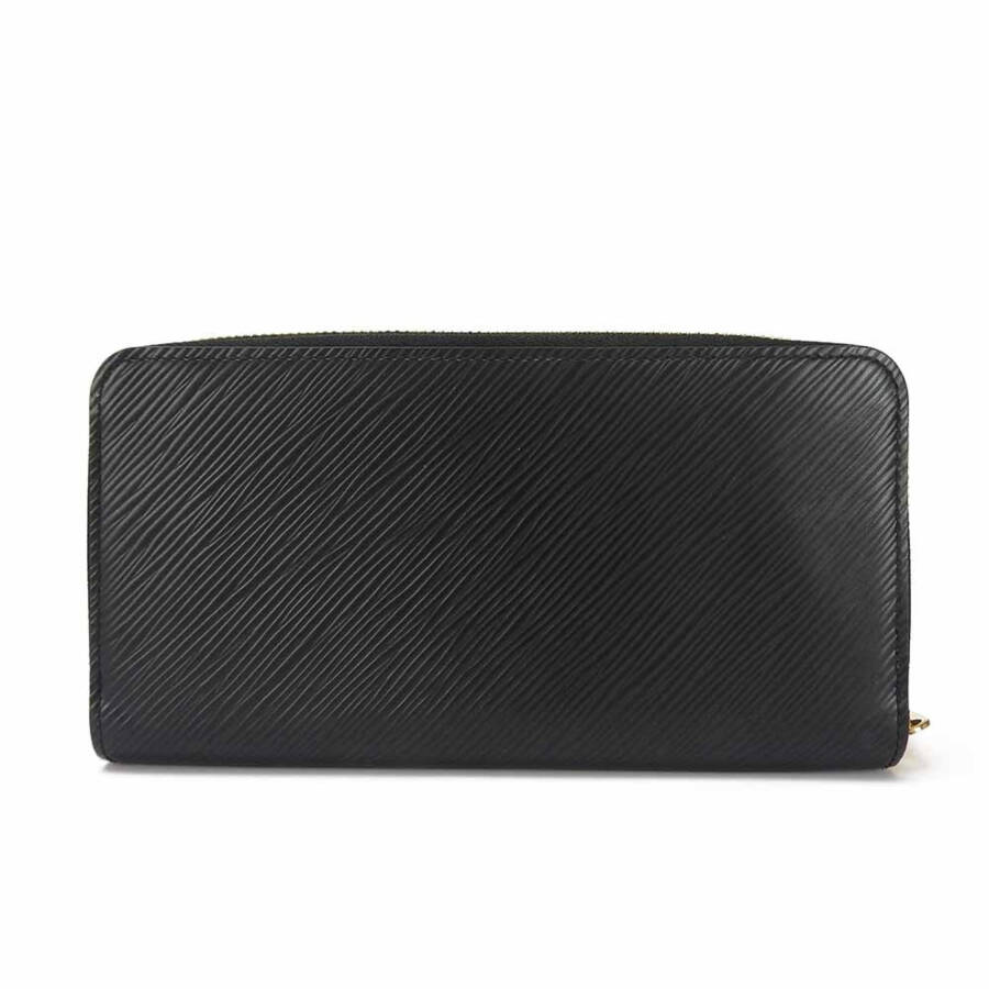 Pre-Owned Louis Vuitton Long Wallet Lovelock Zippy Epi Noir Round Black LOUIS VUITTON M63991 Women's LV Leather Zip Around Gold (Good) - 3