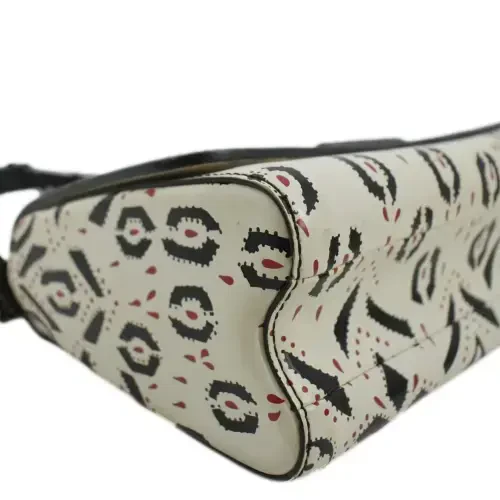 Pre-Owned LOUIS VUITTON LV Twist Graphic MM Leather Shoulder Bag Black - 5