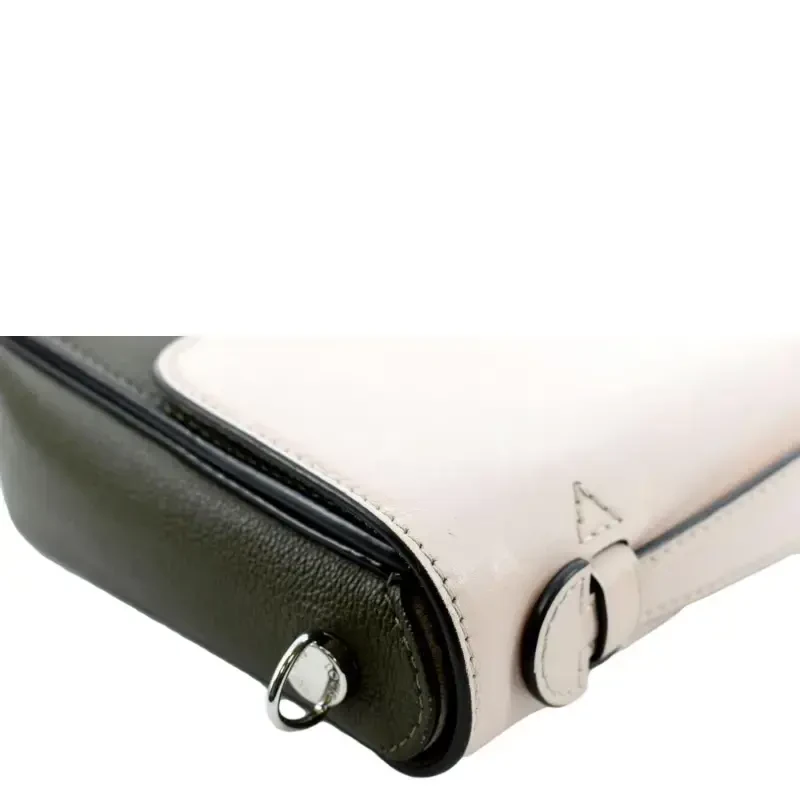 Pre-Owned LOUIS VUITTON Very Calfskin Leather Saddle Shoulder Bag Khaki Green - 6