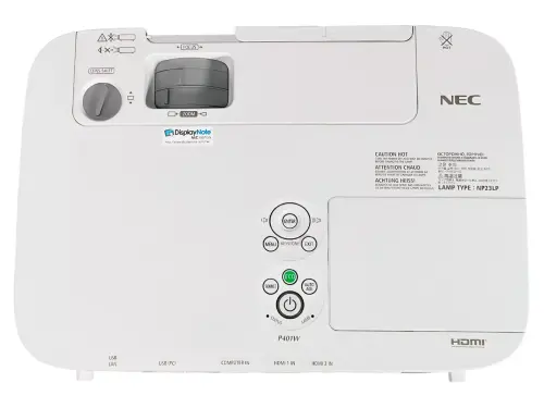 Pre-Owned NEC P401W Digital Projector 4000 ANSI 3LCD for Professional Corporate Usage HD HDMI with Accessories Bundle - 6