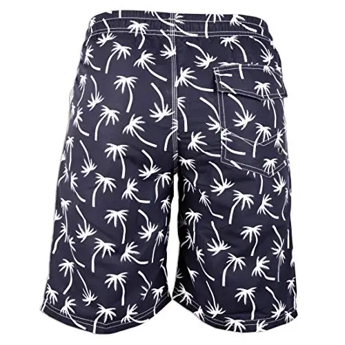 PREFER TO LIFE Men's Board Shorts, Quick Dry Swimwear Beach Holiday Party Bermuda Swim Big Pants … - PREFER (1)